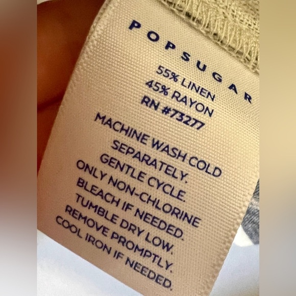 POPSUGAR NWT Striped Linen Blend Blazer - XS - Picture 10 of 10